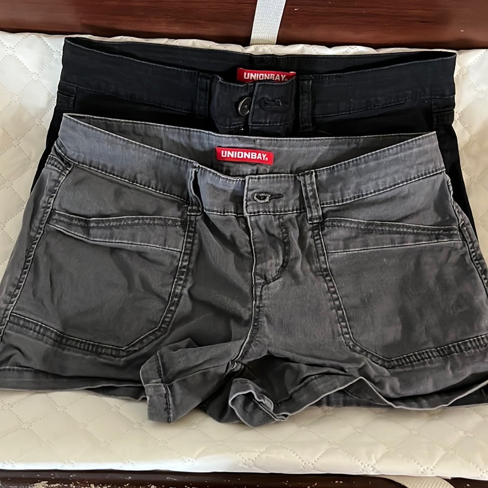 2Pair Union Bay dress shorts